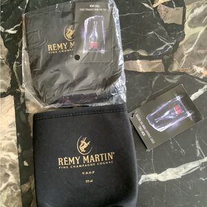 Pair of 2 New Remy Martin black bottle koozies